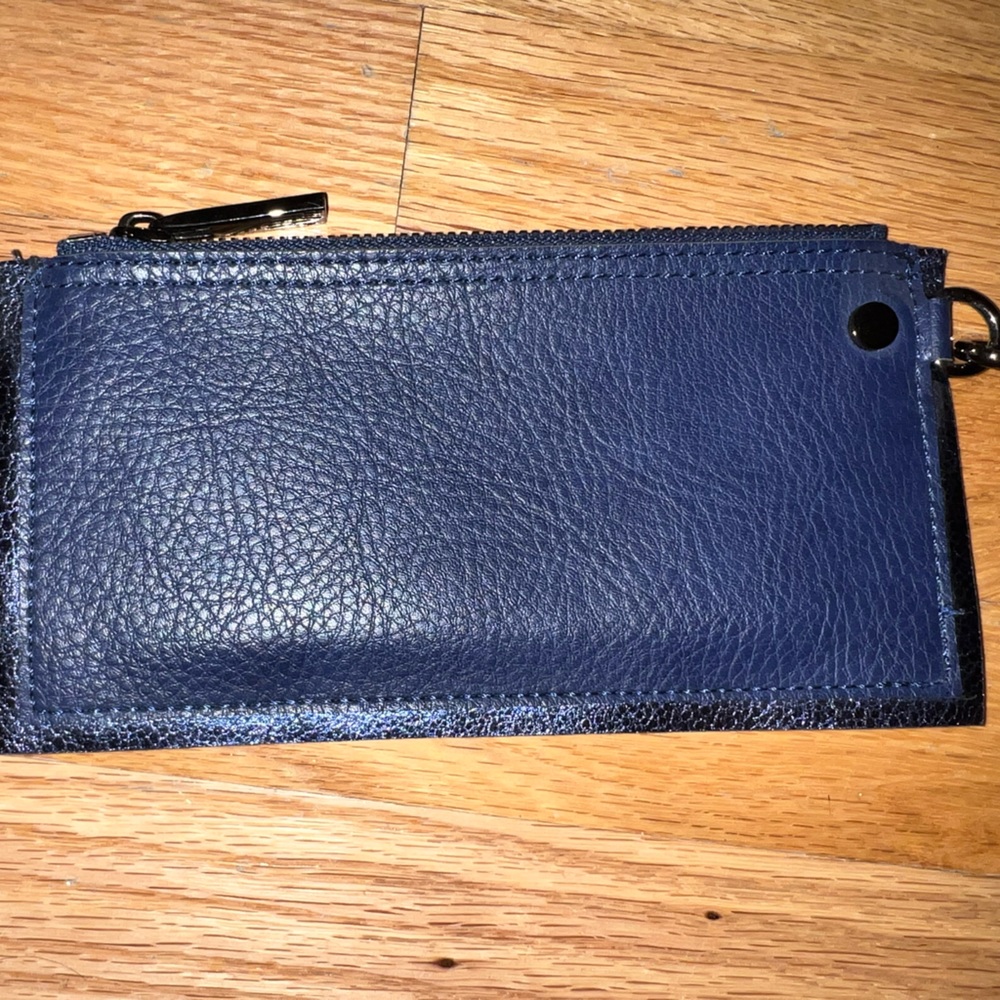 Norman Marcus Navy Blue Wristlet